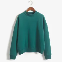 Warm velvet sweatshirt with long sleeveHoodies & Jumpers