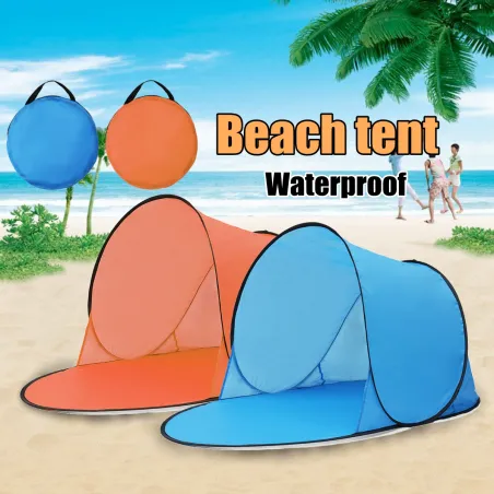 Portable waterproof camping & beach automatic tentTents