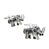 Fashionable cufflinks with silver mammothCufflinks
