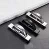 Hidden furniture handle with screws - stainless steelFurniture