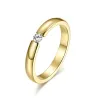 Elegant ring with crystal - stainless steelRings