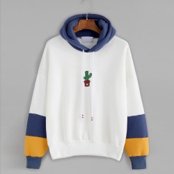 Hooded pullover with cactus printHoodies & Jumpers