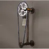 Vintage wall lamp with bicycle chainWall lights