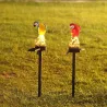 Solar powered LED parrot - garden lightSolar lighting
