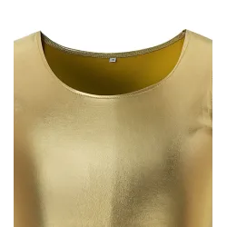 Shiny metallic t-shirt - sleeveless vestT-shirts