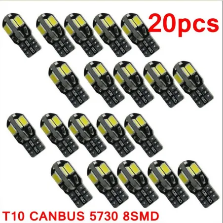 T10 12V Canbus LED car interior bulb - 20 piecesT10