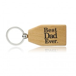 Best Dad Ever & Best Nana Ever - wooden keychain