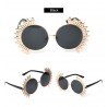 Vintage round sunglasses with rivets - UV 400Sunglasses