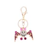 Crystal smiling bat - keyringKeyrings