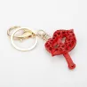 Crystal lips with a cigarette - keyringKeyrings