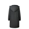 Casual oversized jacket - long hooded sweatshirt with zipper - plus sizeJackets
