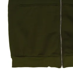 Casual oversized jacket - long hooded sweatshirt with zipper - plus sizeJackets