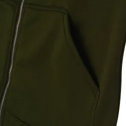 Casual oversized jacket - long hooded sweatshirt with zipper - plus sizeJackets